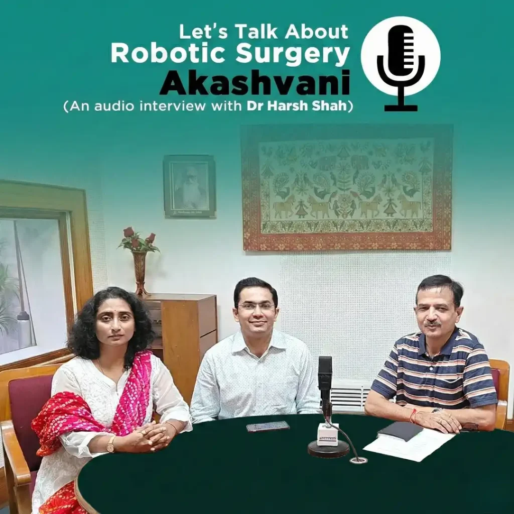Dr Harsh Shah on Akashvani Topic - Robotic Surgery